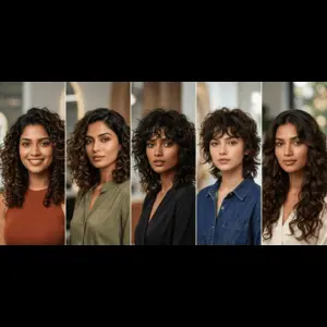 Stylish haircuts for curly hair in India