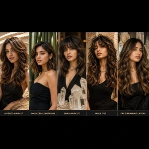 Stylish haircuts for wavy hair in India
